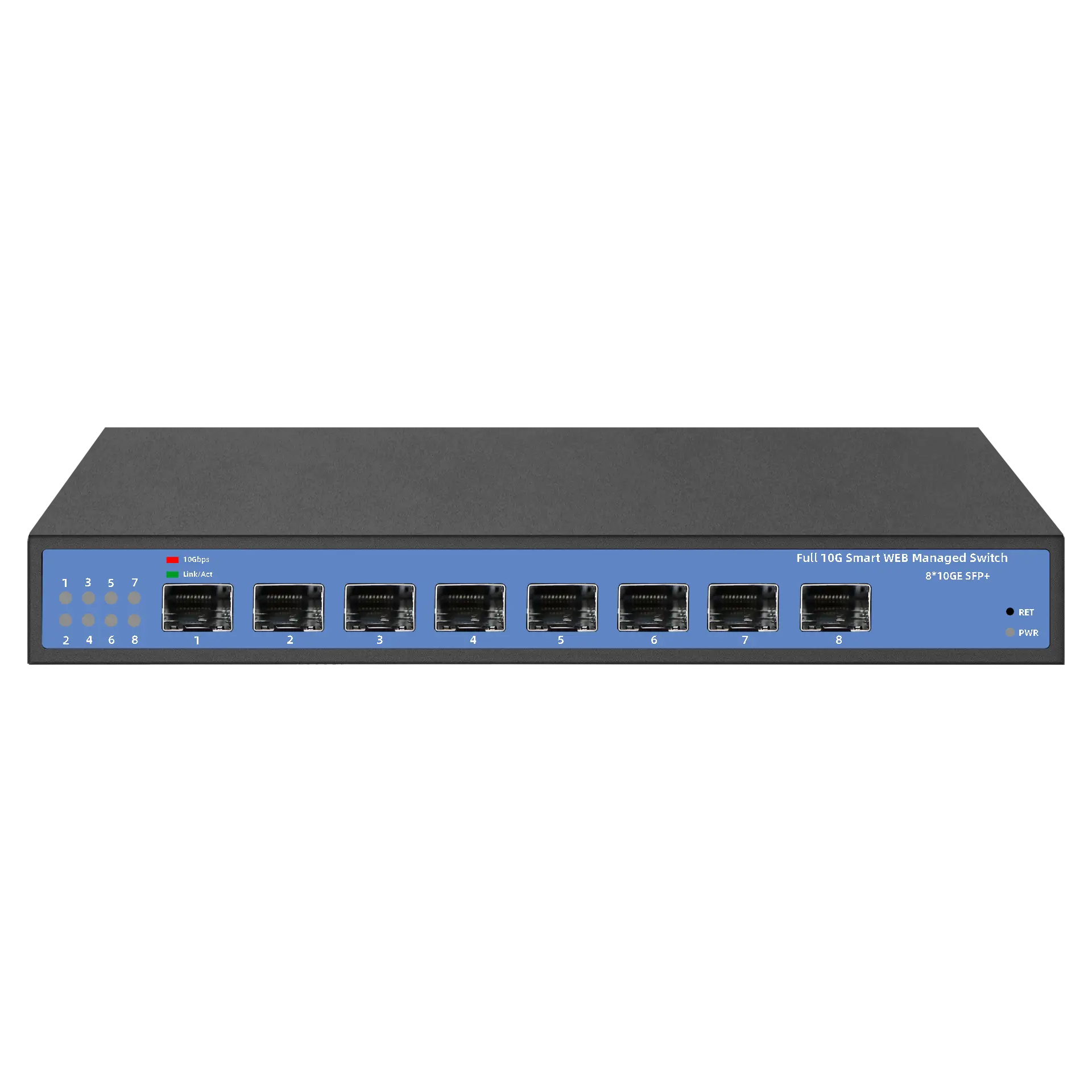 Web Managed 8 Port 10G Ethernet Network Switch