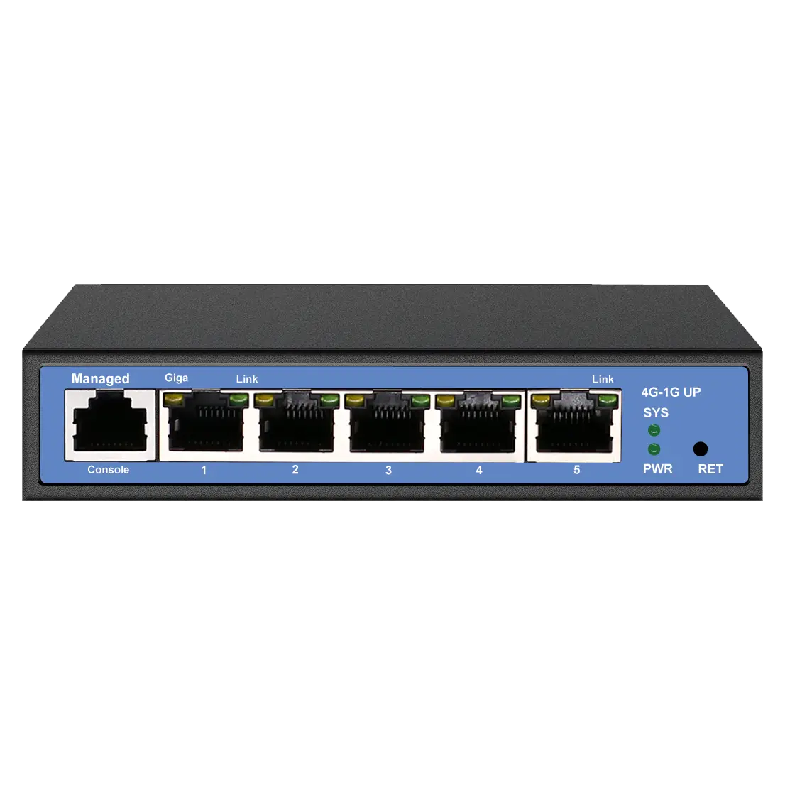 L2 Managed Network Ethernet Switch, X1550-5T, 5x10/100/1000M RJ45